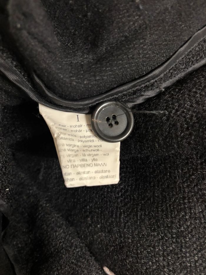 Veste noir taille M en cachemire coupe droite forte-forte - photo numéro 9