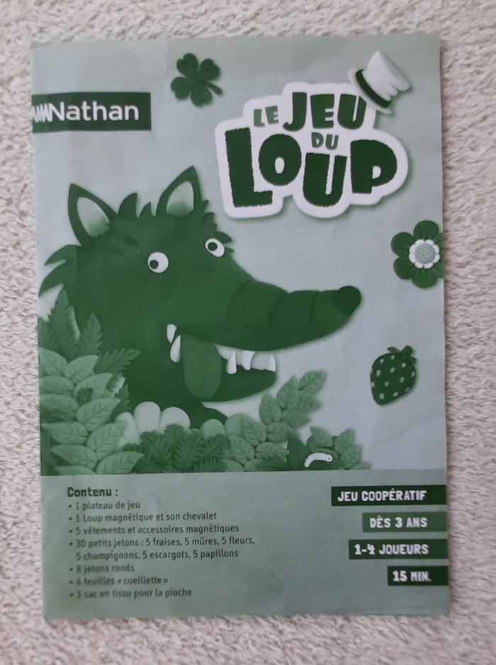 Le Jeu du Loup Nathan 2021 – Jeu coopératif enfant complet - photo numéro 3