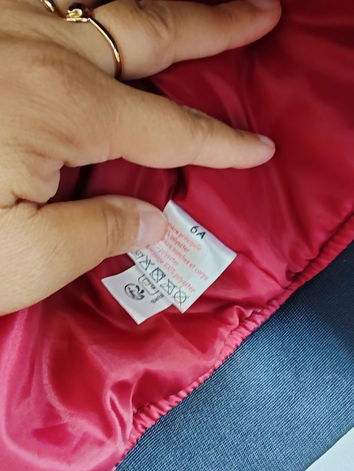 Bomber 6 ans Bleu Marine et Bordeaux - photo numéro 4