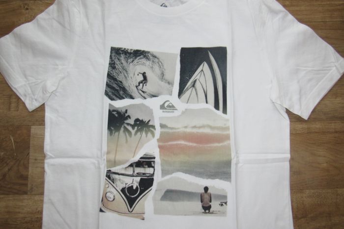 TEE SHIRT MC BLANC "QUIKSILVER" - TAILLE XS - n°12 - photo numéro 2
