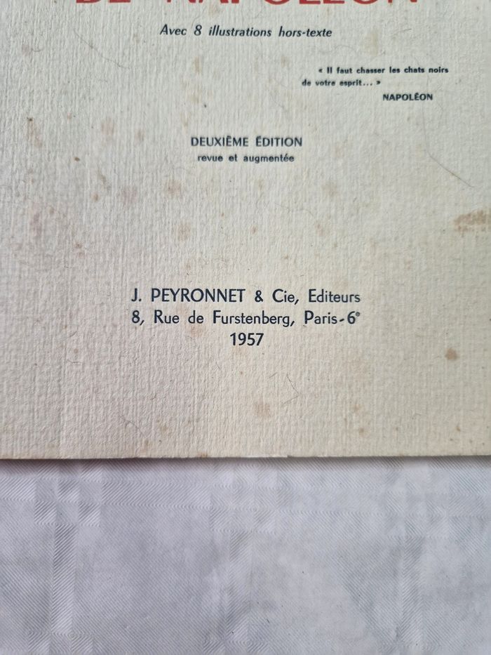 Livre ancien , La Gaieté  , l'esprit et l'humour de Napoléon  , Georges Mauguin , 1957 - photo numéro 2