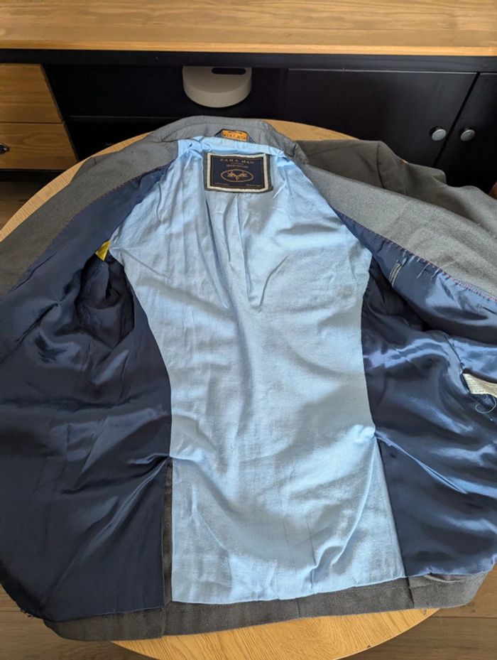 Blazer gris chiné - photo numéro 3