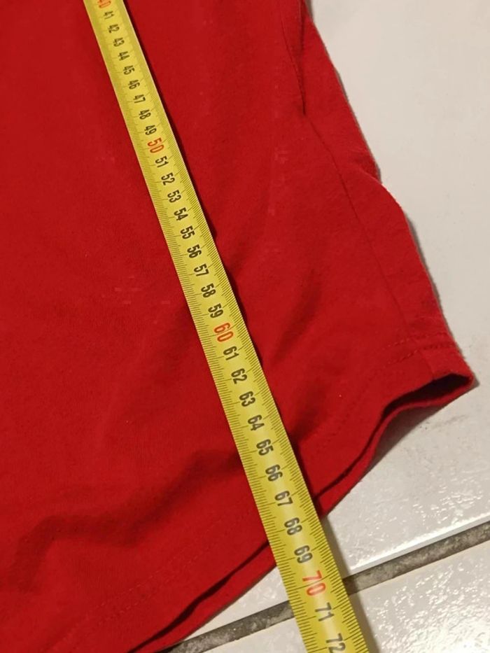 🟥 T-shirt Hollister rouge et bleu marine 🟦 - photo numéro 10