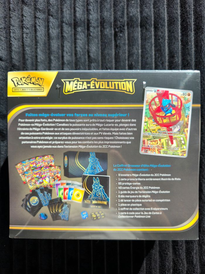 ETB Pokémon Méga Évolution – Méga Lucario Neuf & Scellé - photo numéro 2