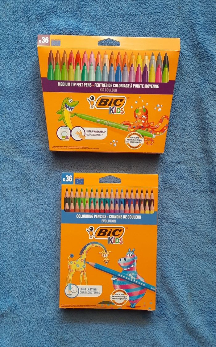 Crayons et feutres bic  (36)