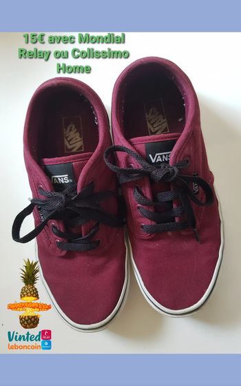 Vans bordeaux taille 37