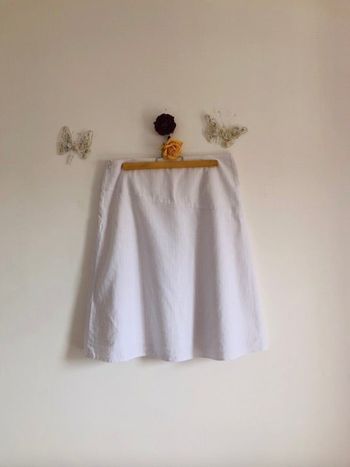 Camaïeu – Mignonne jupe blanche et argentée