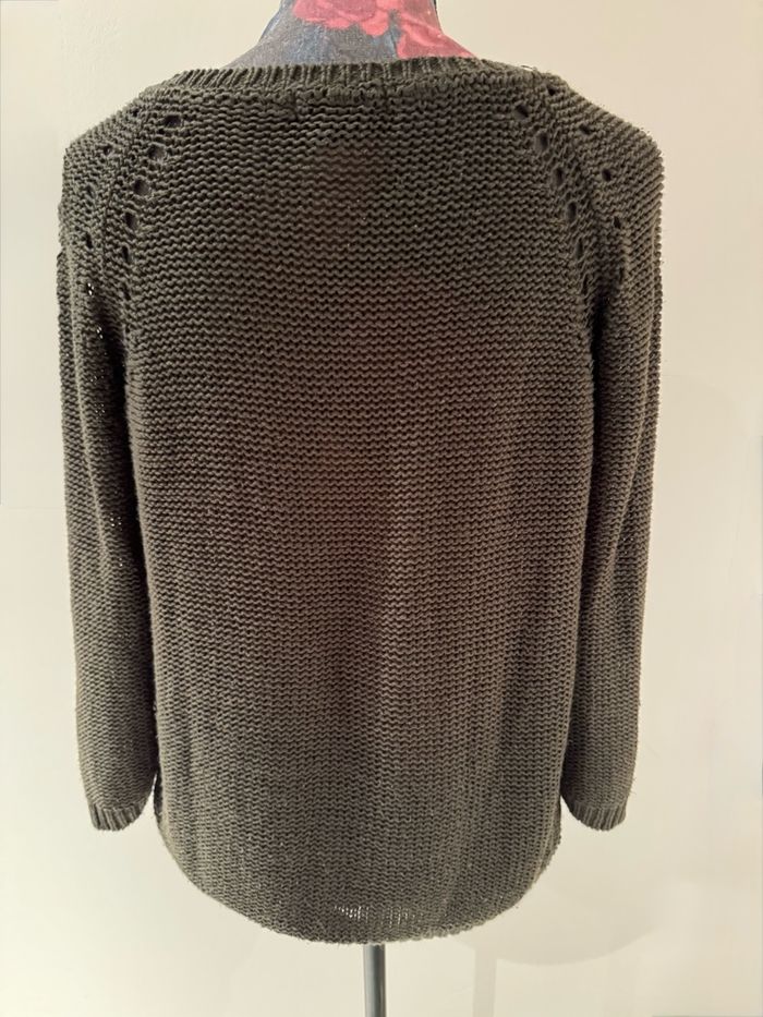 Pull en maille kaki - H&M - photo numéro 3