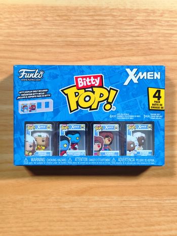 Boîte Funko Bitty Pop! X-Men - Pack de 4 Figurines (Rogue, Gambit...)