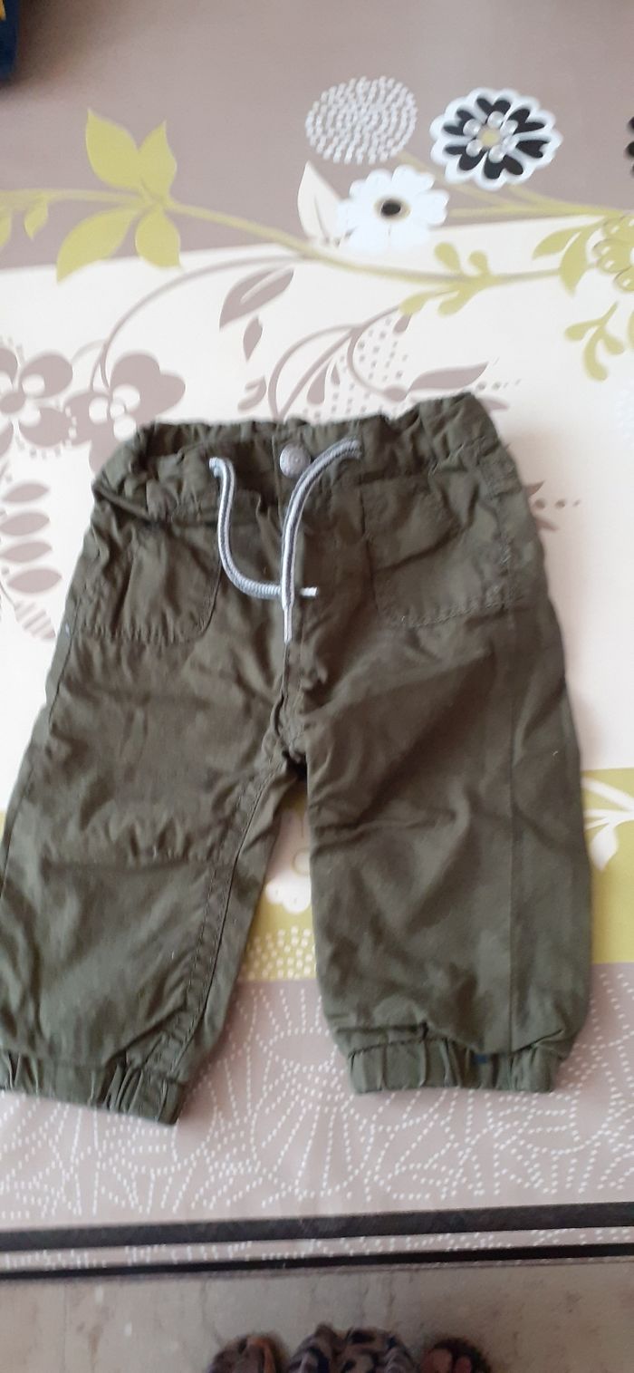 Pantalon doublé garçon 3 mois