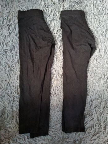 Lot 2 leggings noir 4ans