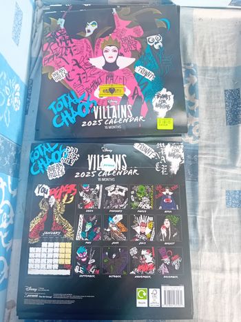 Lot 19 calendrier 2025 villains neuf