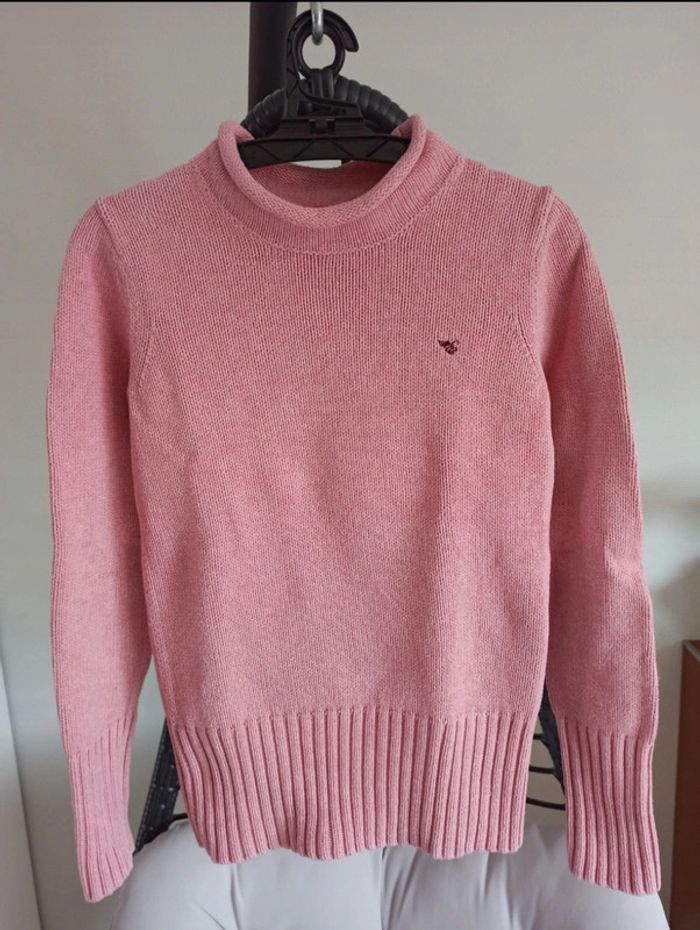 Pull uni rose esprit en maille 10 ans