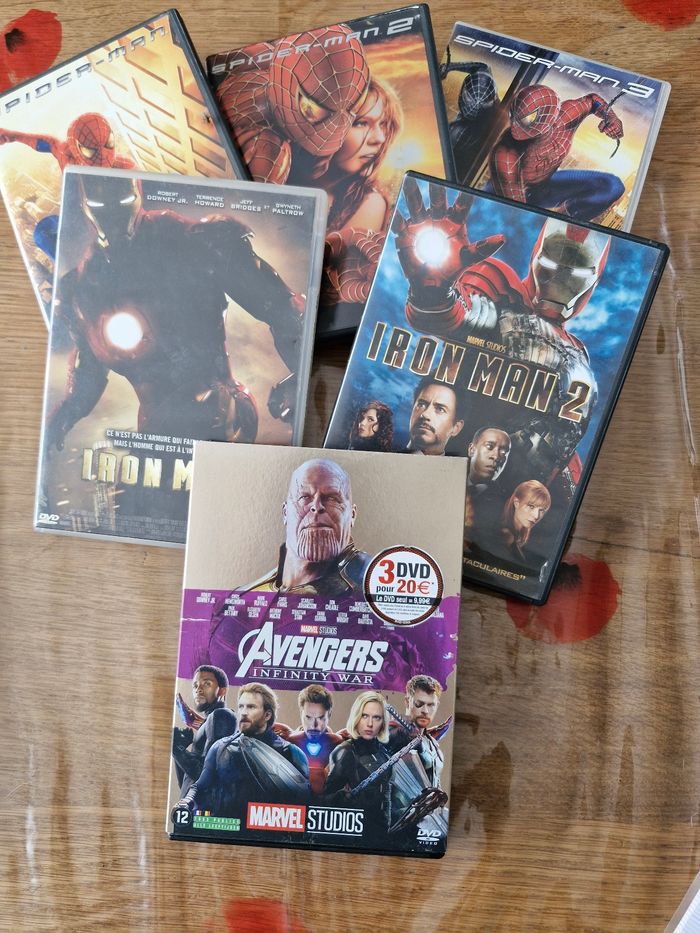 Lot dvd Marvel