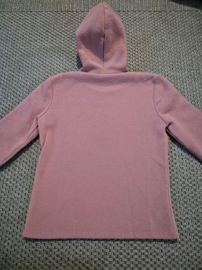 Sweet à  capuche "Complice" rose - 8 ans - photo numéro 6