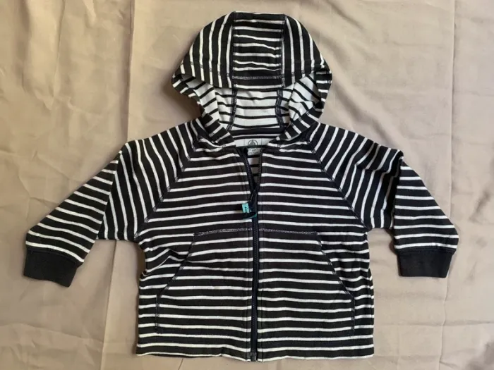 Gilet veste marinière Petit Bateau 3 ans