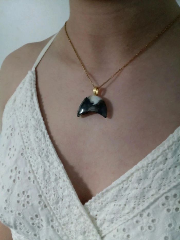 Collier agate mousse