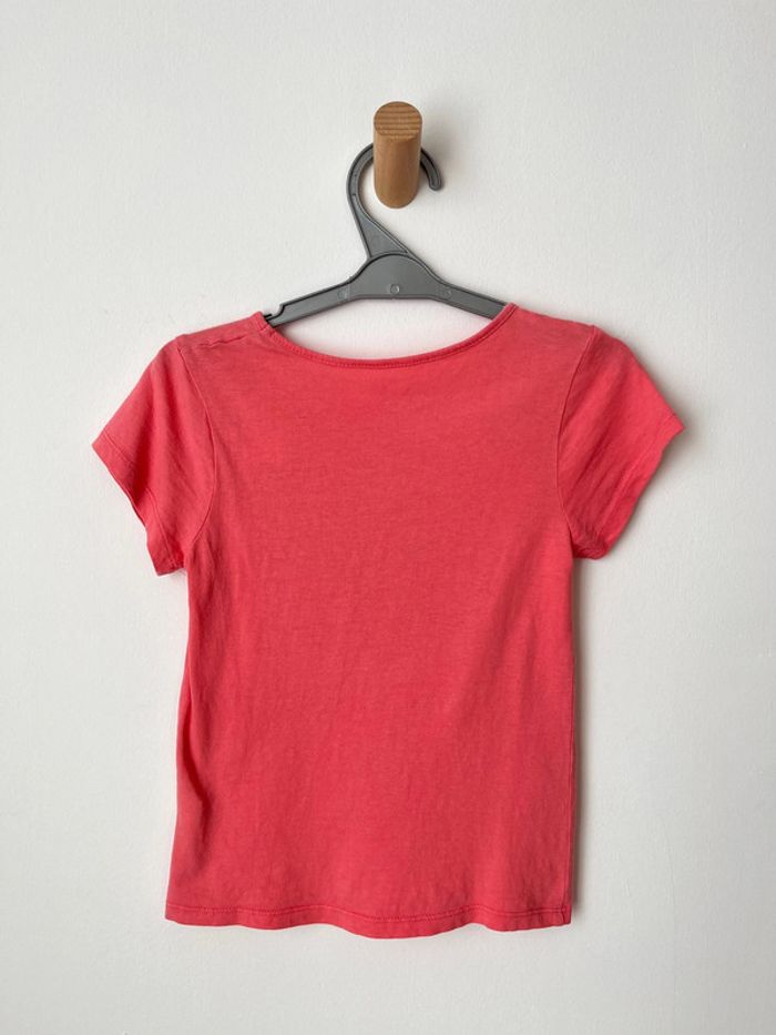 T-shirt rose “Bonjour” - TEX 5-6 ans - photo numéro 2