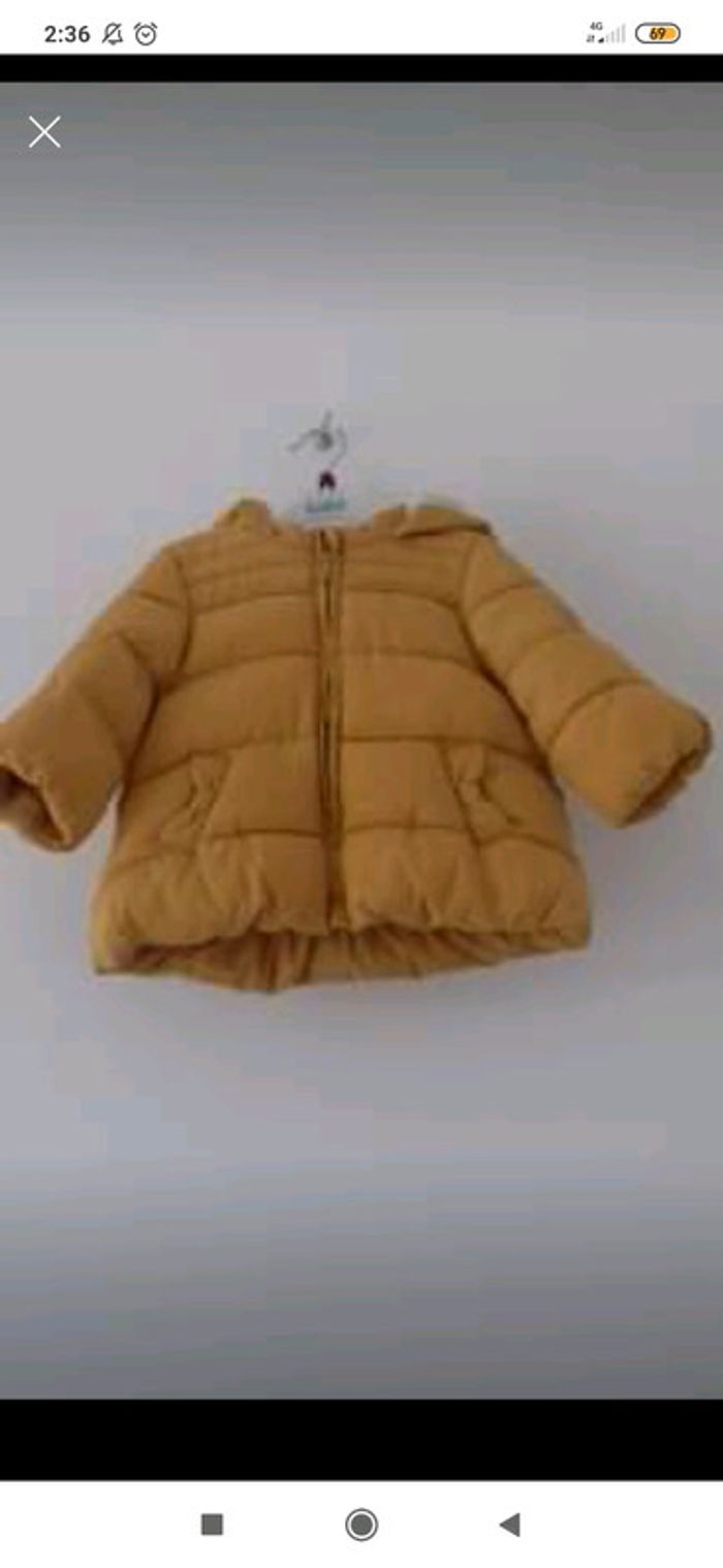 Manteau fillette chaud