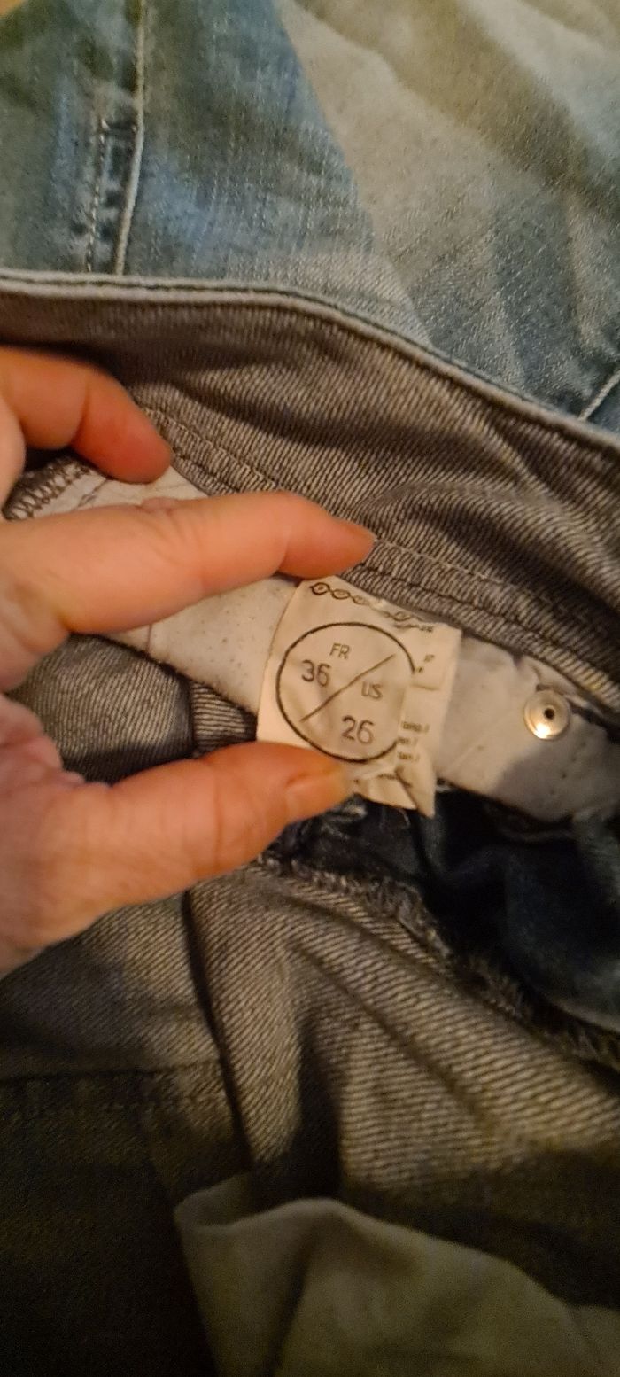 Pantacourt jean femme bonobo 36 - photo numéro 6