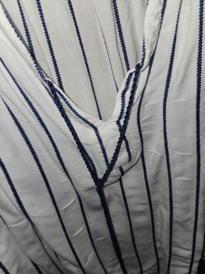Blouse rayé bleue - photo numéro 3