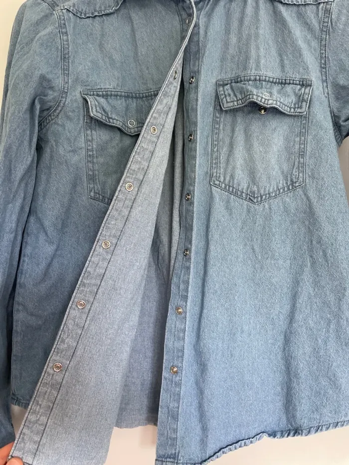 Chemise jean Charlior S - photo numéro 3