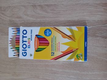 Giotto 12 crayons de couleur Elios - Neuf