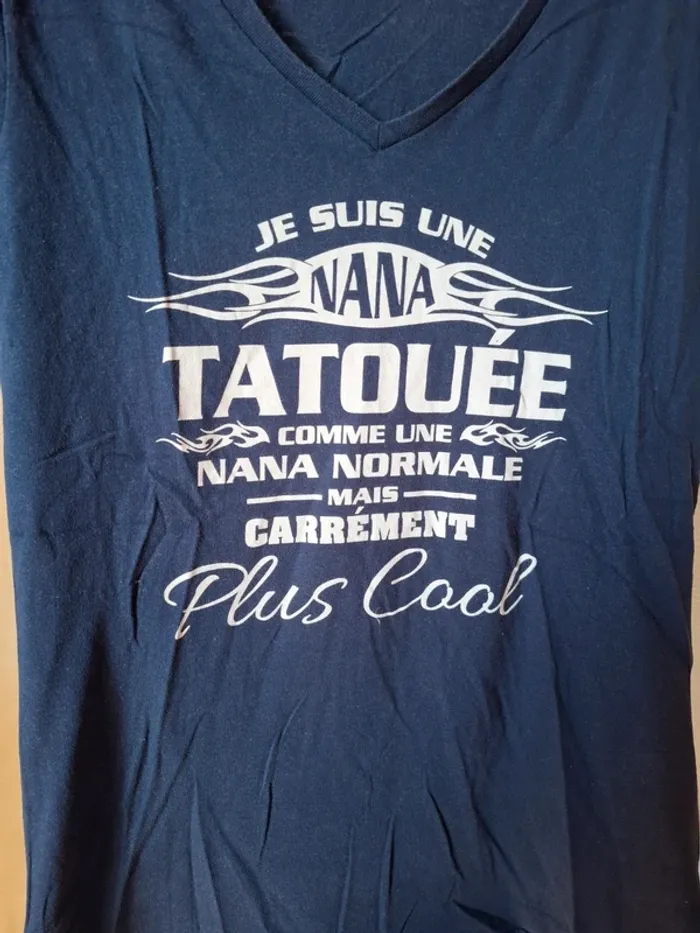 T shirt femme taille M Mr T shirt tatouage nana tatouée - photo numéro 2