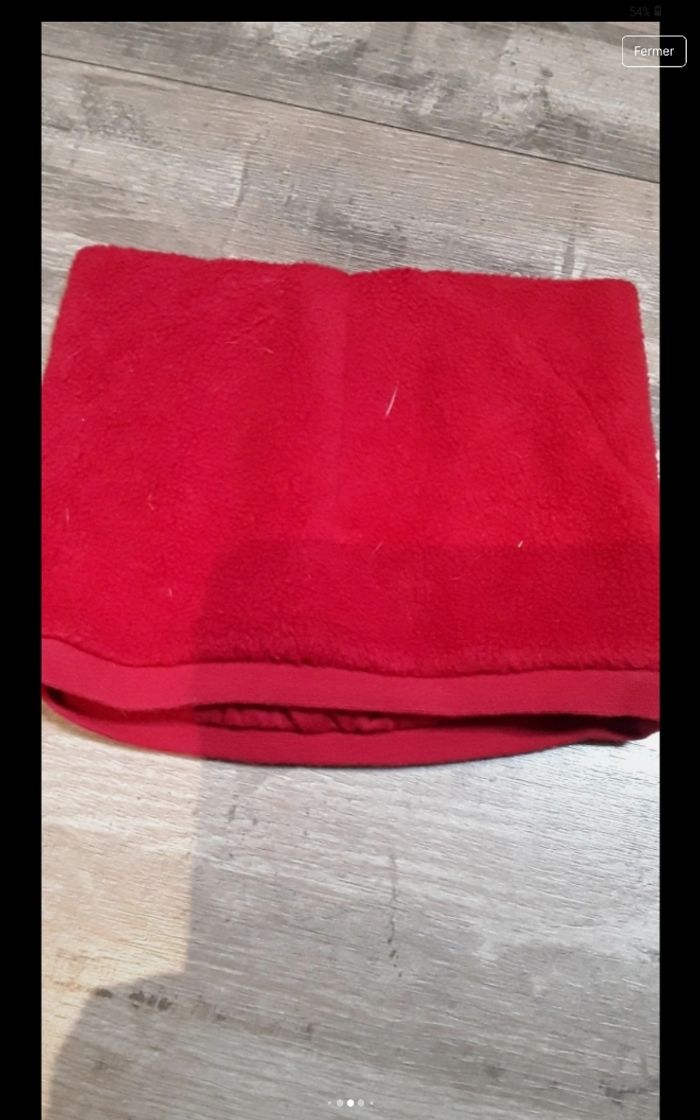 Grenouillere rouge avec bonnet - photo numéro 6