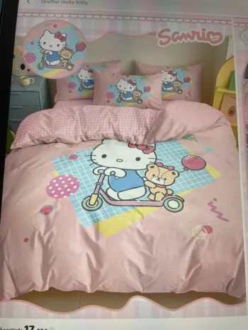 Parure Set housse hello Kitty
