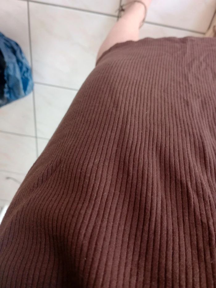 Robe femme 46 marron c81 - photo numéro 6