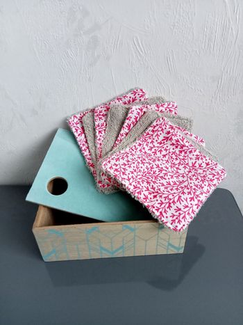 Lingettes démaquillantes fait main 