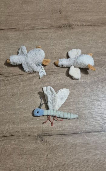 Lot hochets peluche Little Dutch