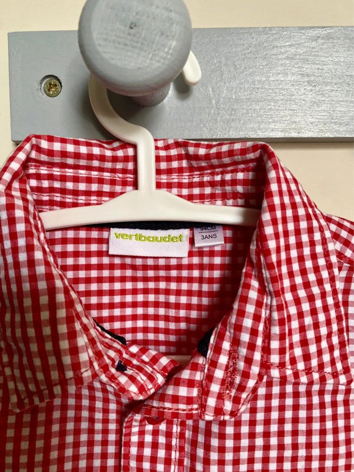 Lot de 2 chemises a manches courtes 3 ans - photo numéro 4