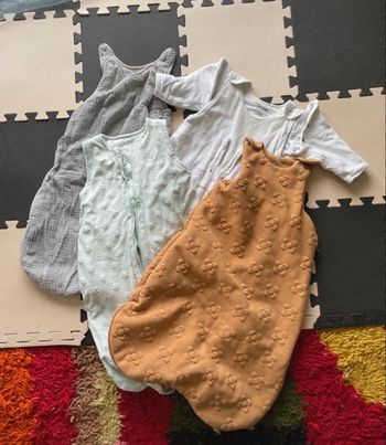 lot de gigoteuses 0-6 mois 