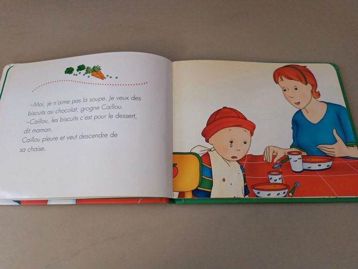 Caillou je n'ai pas faim chouette - photo numéro 6
