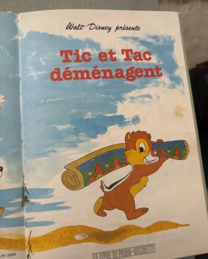Livre Tic et Tac déménagent de Walt Disney - photo numéro 2