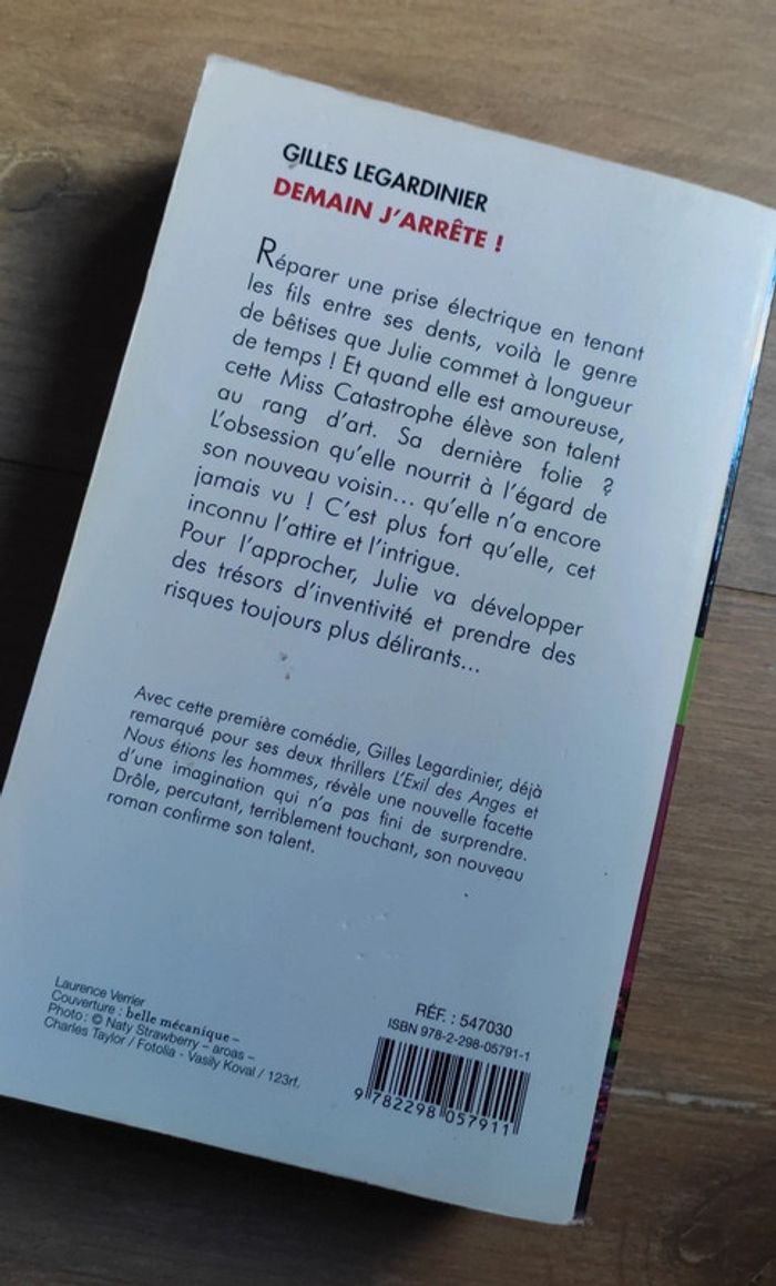 Livre Demain j'arrête ! - Gilles Legardinie - photo numéro 4