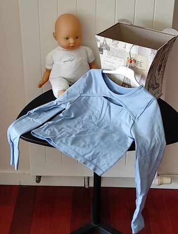 💙 Crop top de sport fille – 9 ans – Bleu – Très bon état