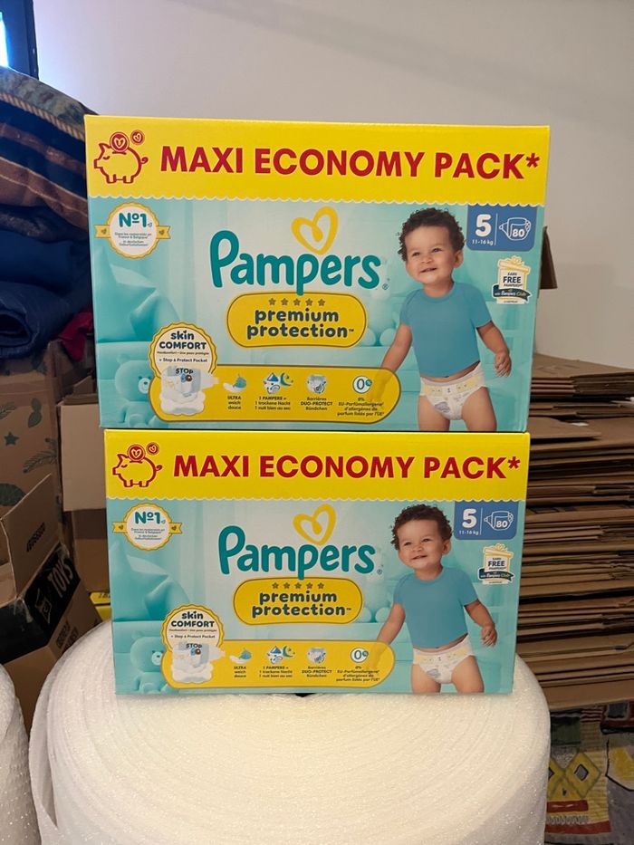 Couches Pampers premium protection taille 5