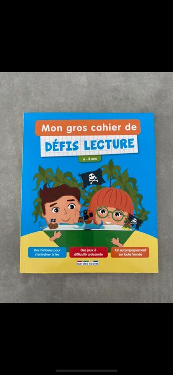 Mon gros cahier de défis lecture