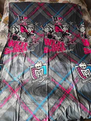 Housse de couette Monster High grise