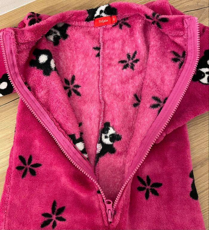 Pyjama Rose à Motifs Tissaia Fille taille 2 ans Tissaia - photo numéro 3
