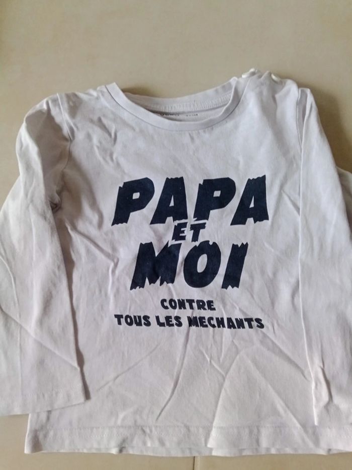 2 t-shirt manches longues - photo numéro 3