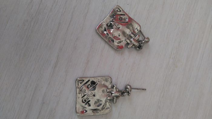 Collier et Boucle d oreille argent massif - photo numéro 2