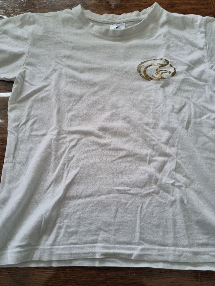 T- shirt 10 ans impression dorée
