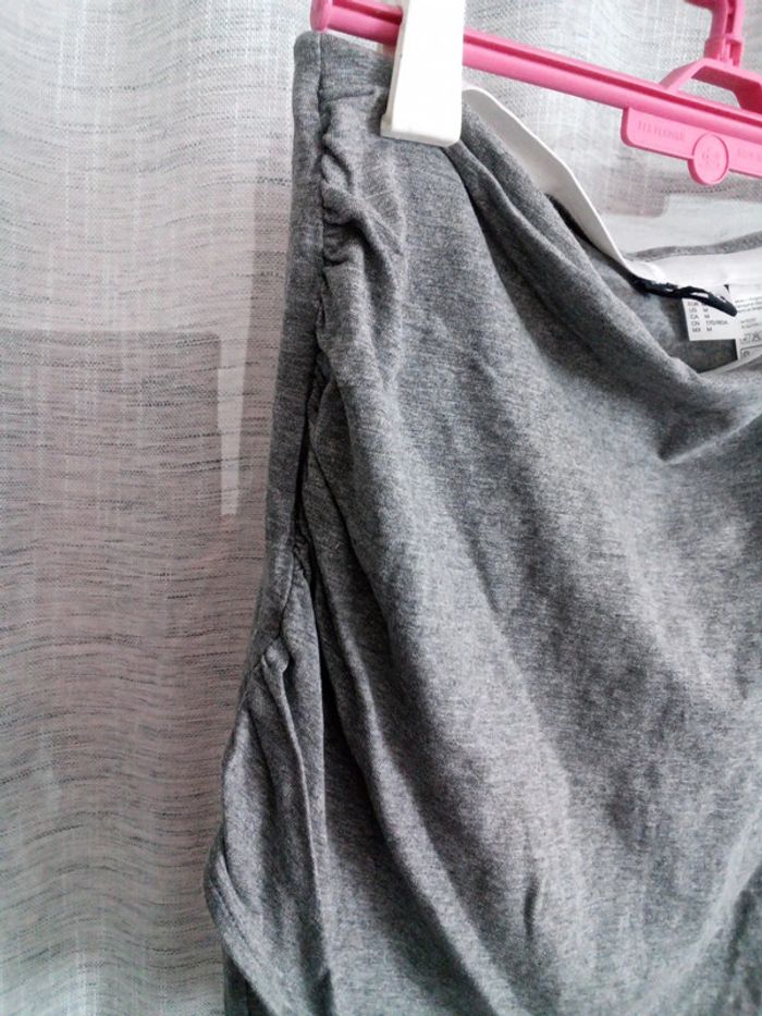 Jupe courte grise H&M - photo numéro 3