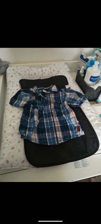 Chemise garçon manche courte 3 ans