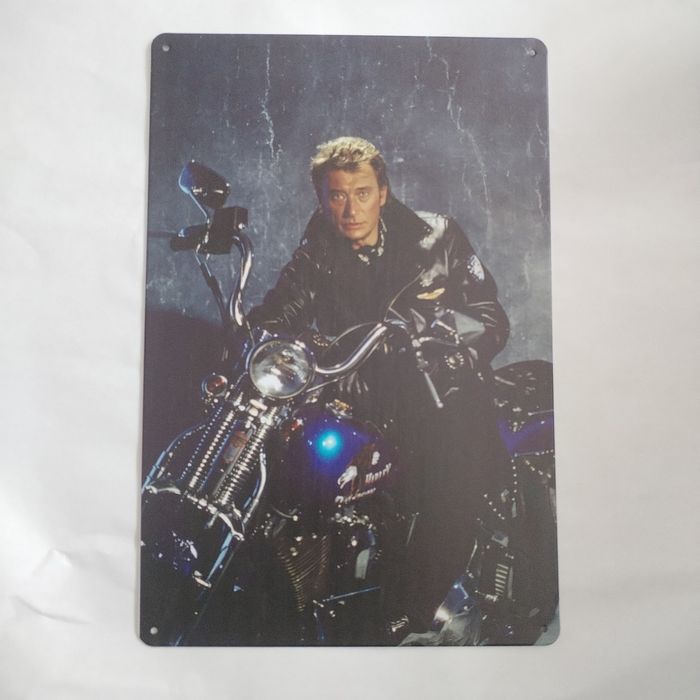 🎸Plaque Métal Johnny Hallyday 🎸
