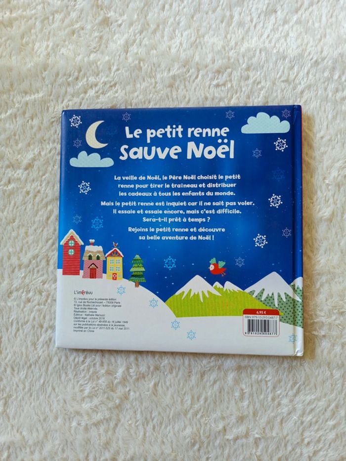 Livre Le petit renne sauve Noël Ed. L'imprévu - photo numéro 3
